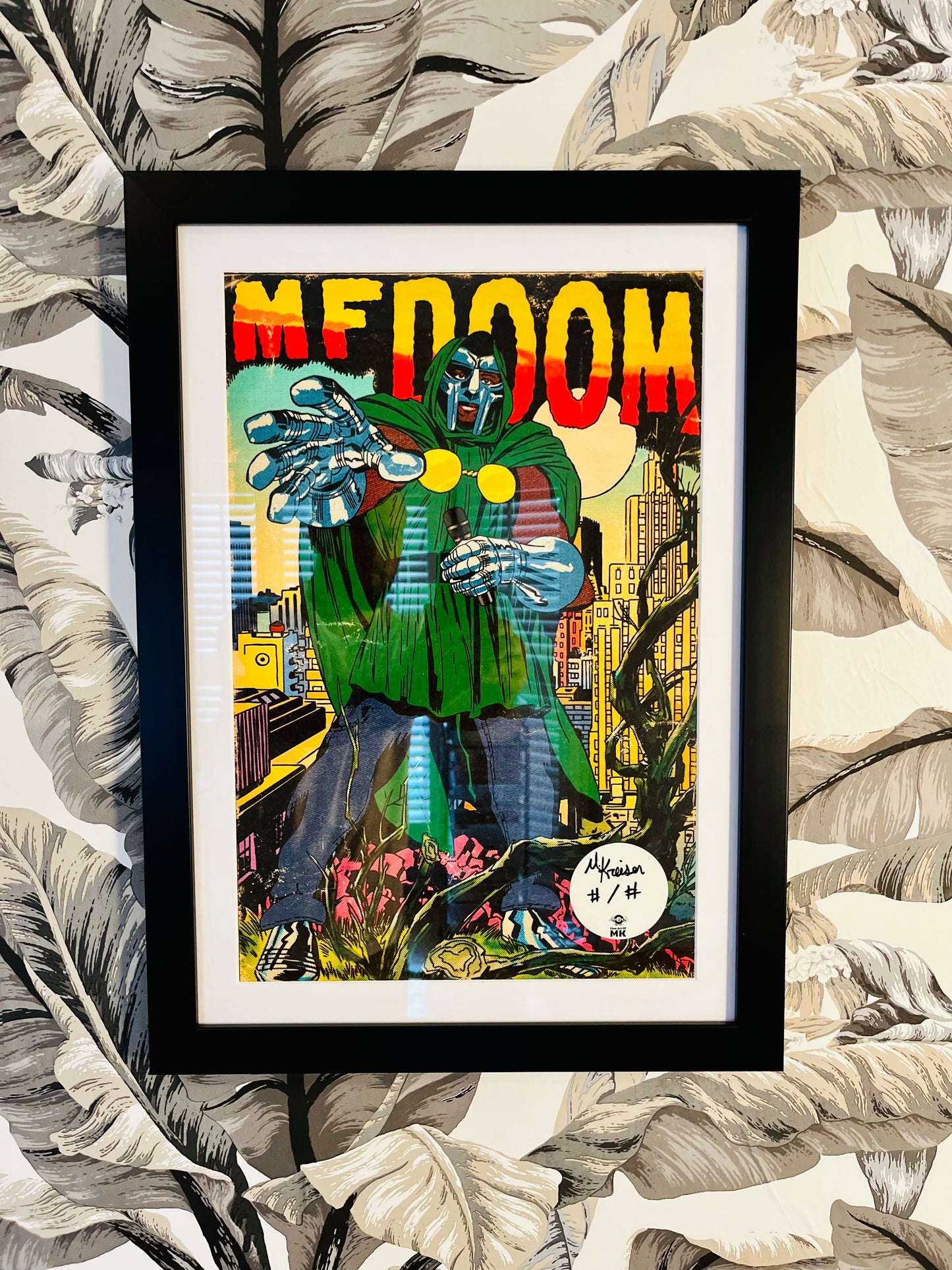 (SOLD OUT) MF DOOM - Comic Book Art - LIMITED/SIGNED/NUMBERED