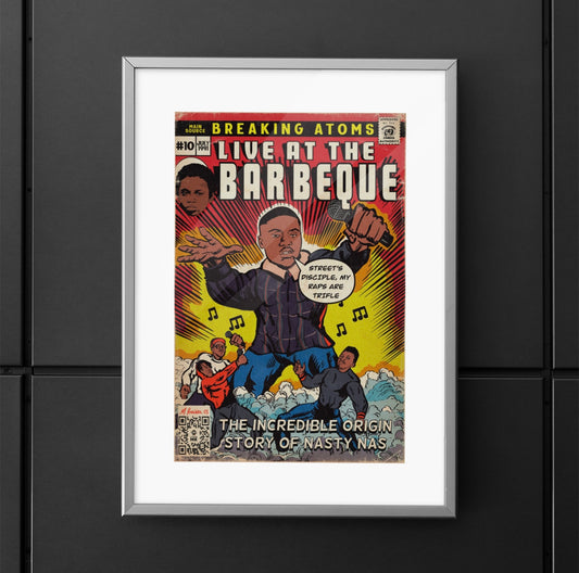 Main Source & Nas - Live at the Barbeque - Premium Matte Vertical Posters