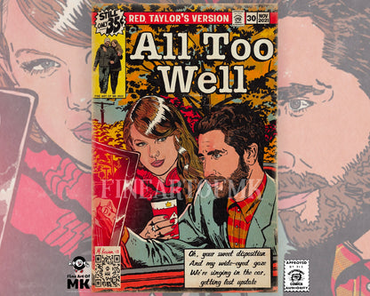 Taylor Swift - All Too Well - Matte Vertical Posters