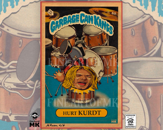 Hurt KURDT - Garbage Can Kings - Nirvana - LIMITED/SIGNED/NUMBERED