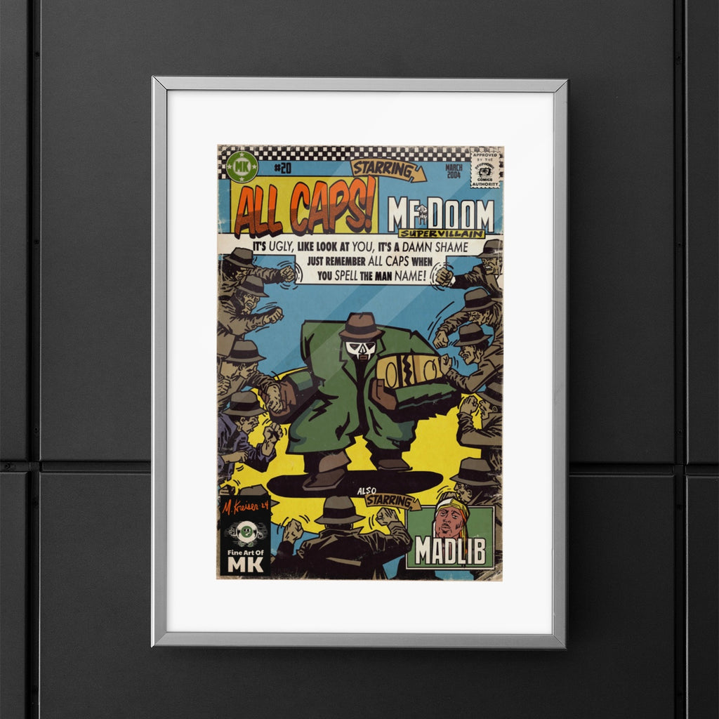 All Caps - Matte Vertical Posters