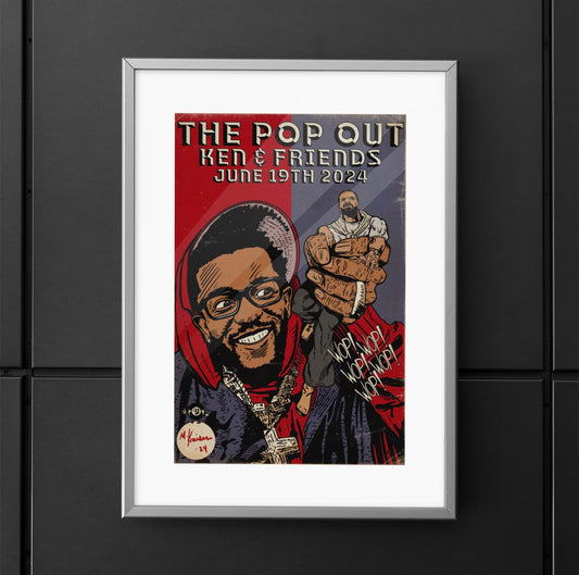 The Pop Out - Matte Vertical Poster
