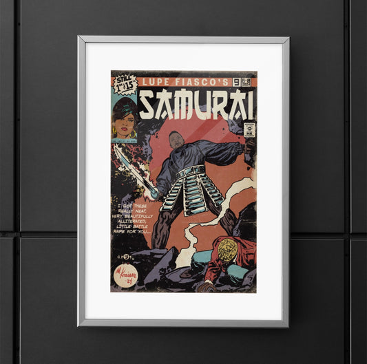 Samurai - Matte Vertical Poster