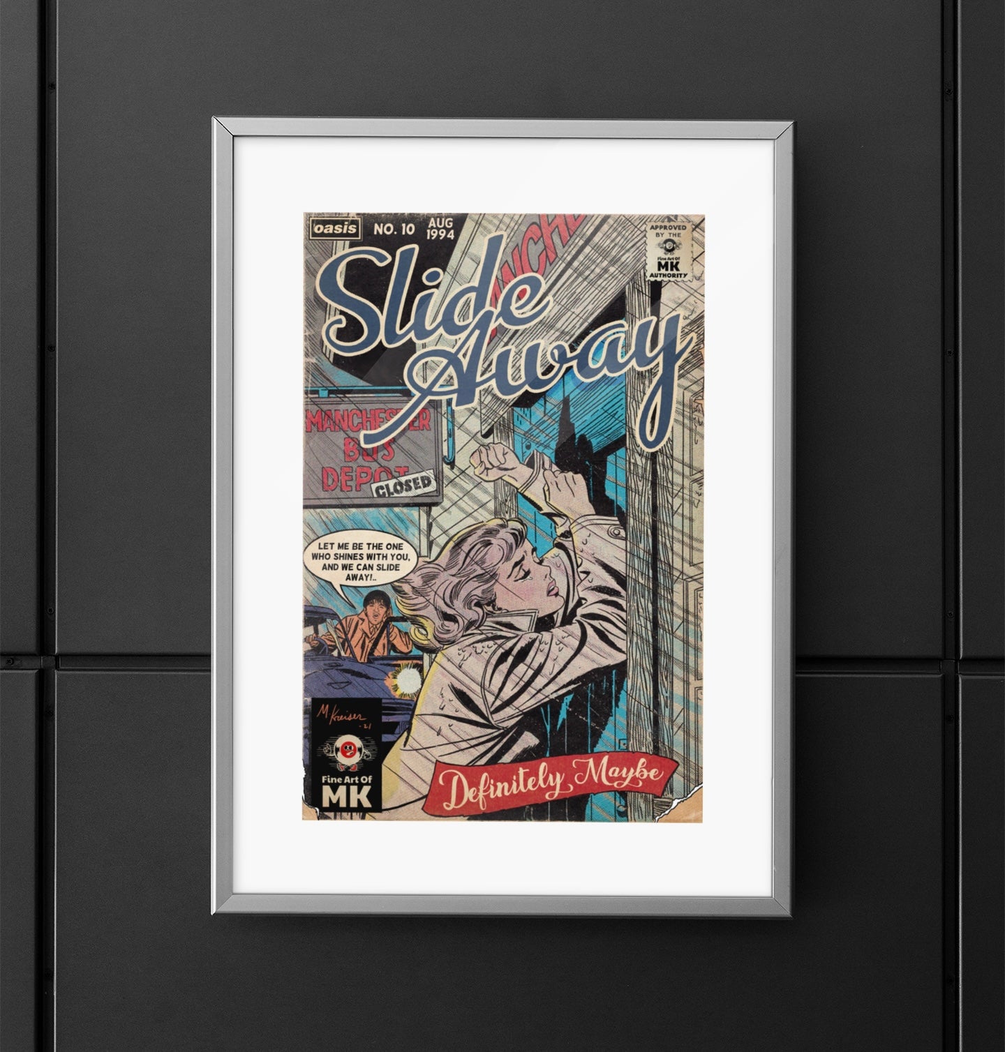 Slide Away - Matte Vertical Posters