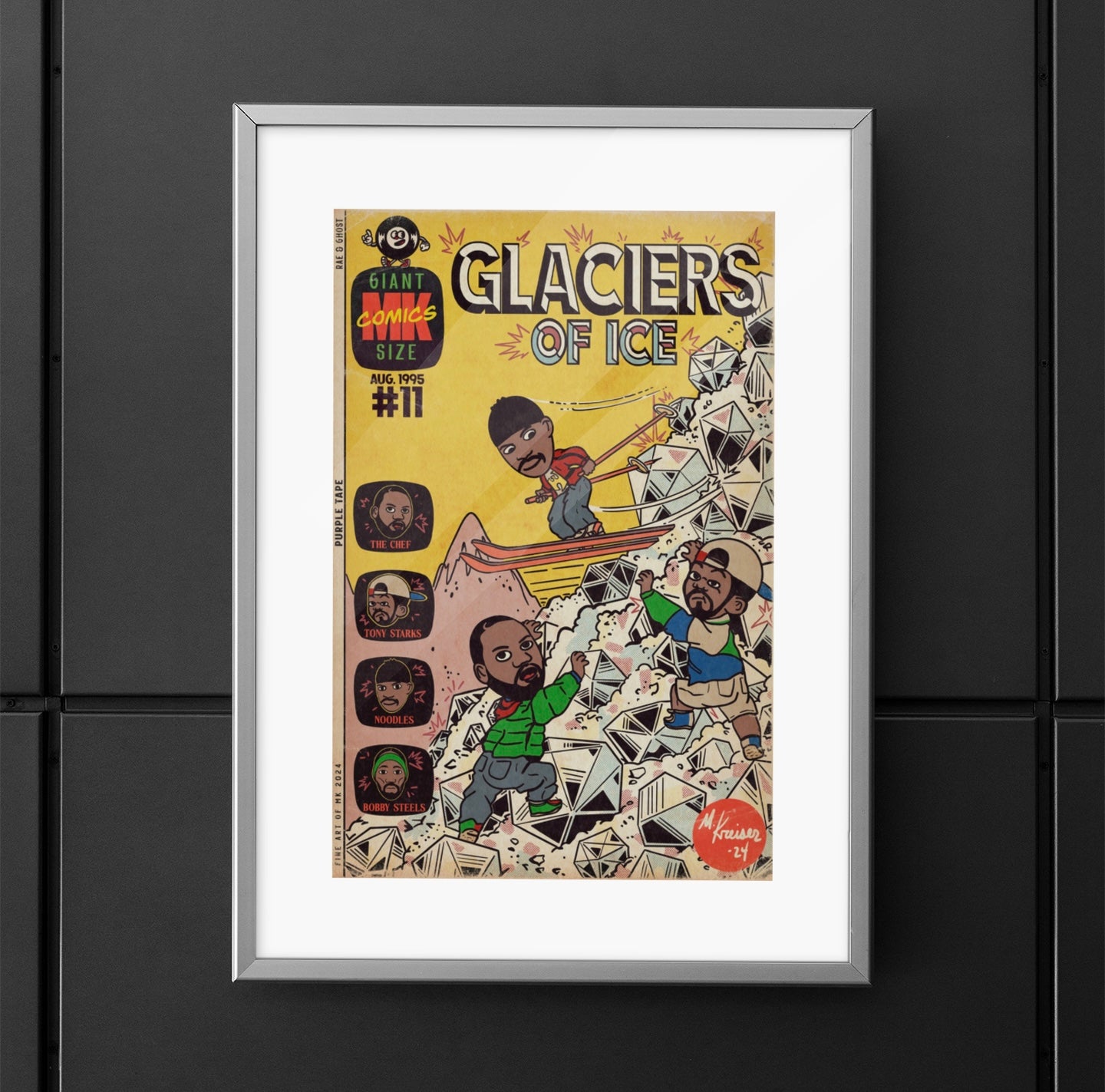 Rae, Ghost, Masta - Glaciers of Ice - Matte Vertical Poster