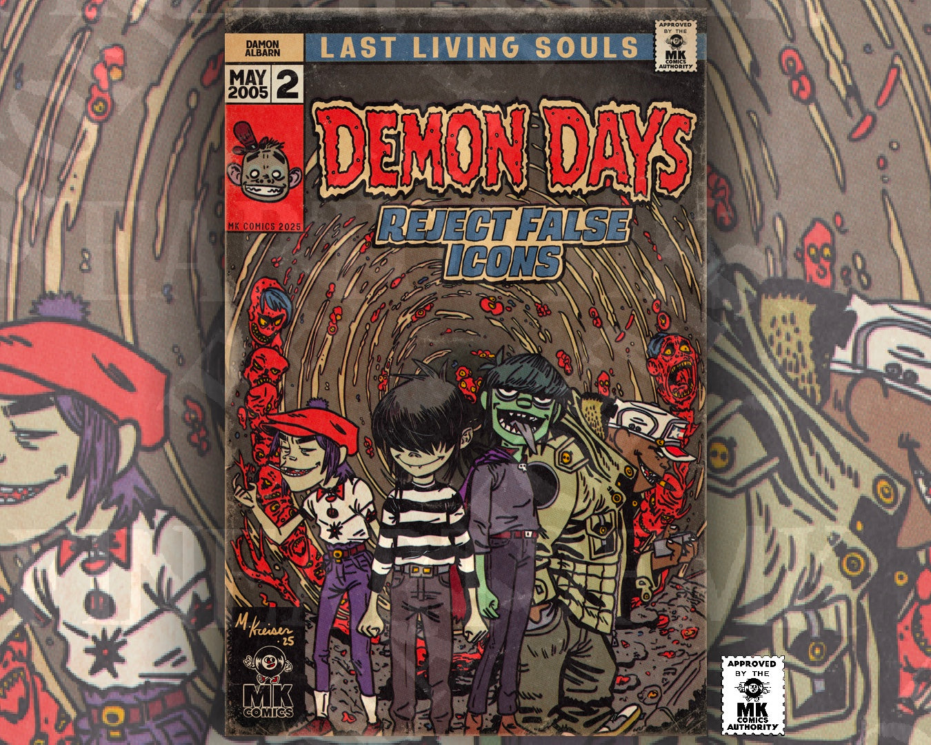 Demon Days - Matte Vertical Posters