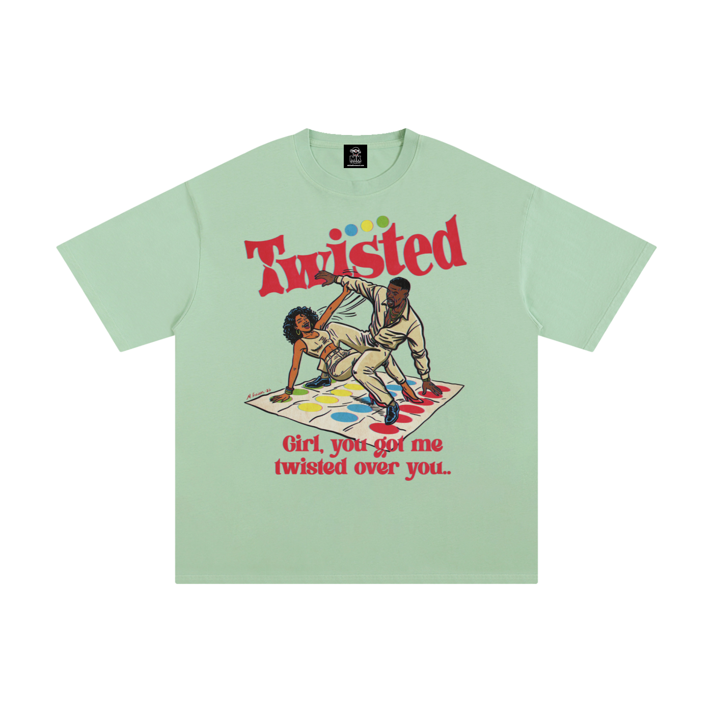 Twisted - Unisex Pure Cotton T-Shirt