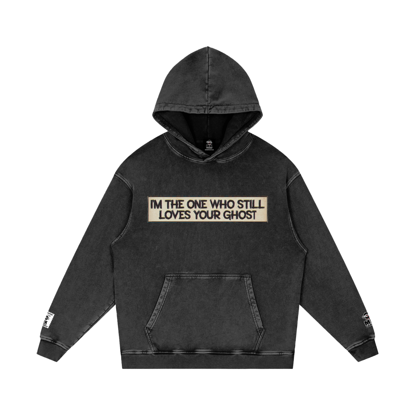 True Believer - Snow Washed Loose Cotton Hoodie