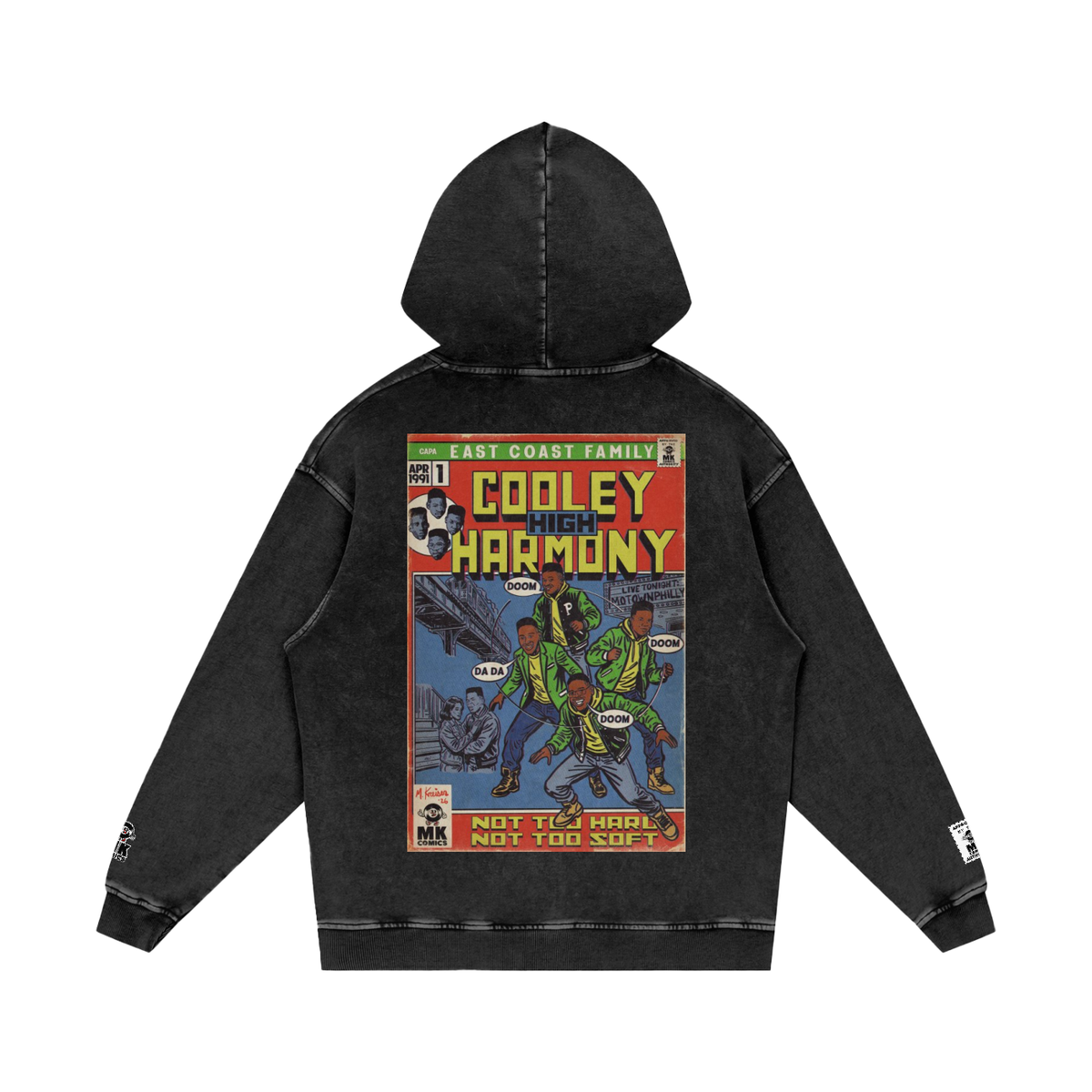 Cooleyhighharmony - Snow Washed Loose Cotton Hoodie