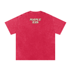 Purple Rain - Snow Washed Oversized Cotton T-Shirt