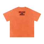 Welcome to the Jungle - Snow Washed Oversized Cotton T-Shirt