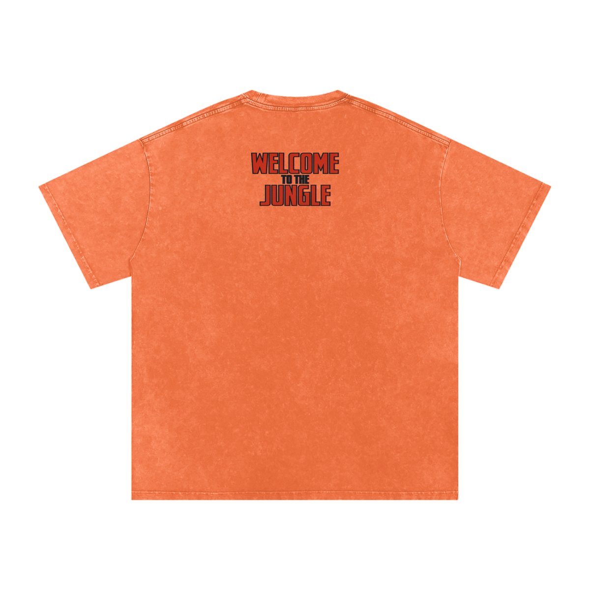 Welcome to the Jungle - Snow Washed Oversized Cotton T-Shirt