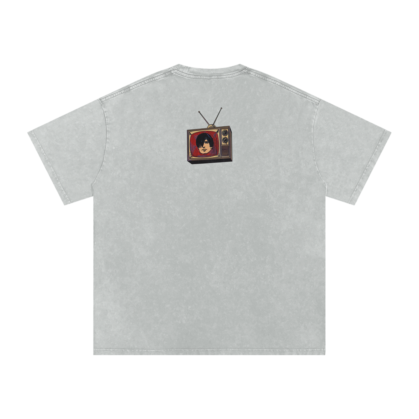 Only - Snow Washed Oversized Cotton T-Shirt