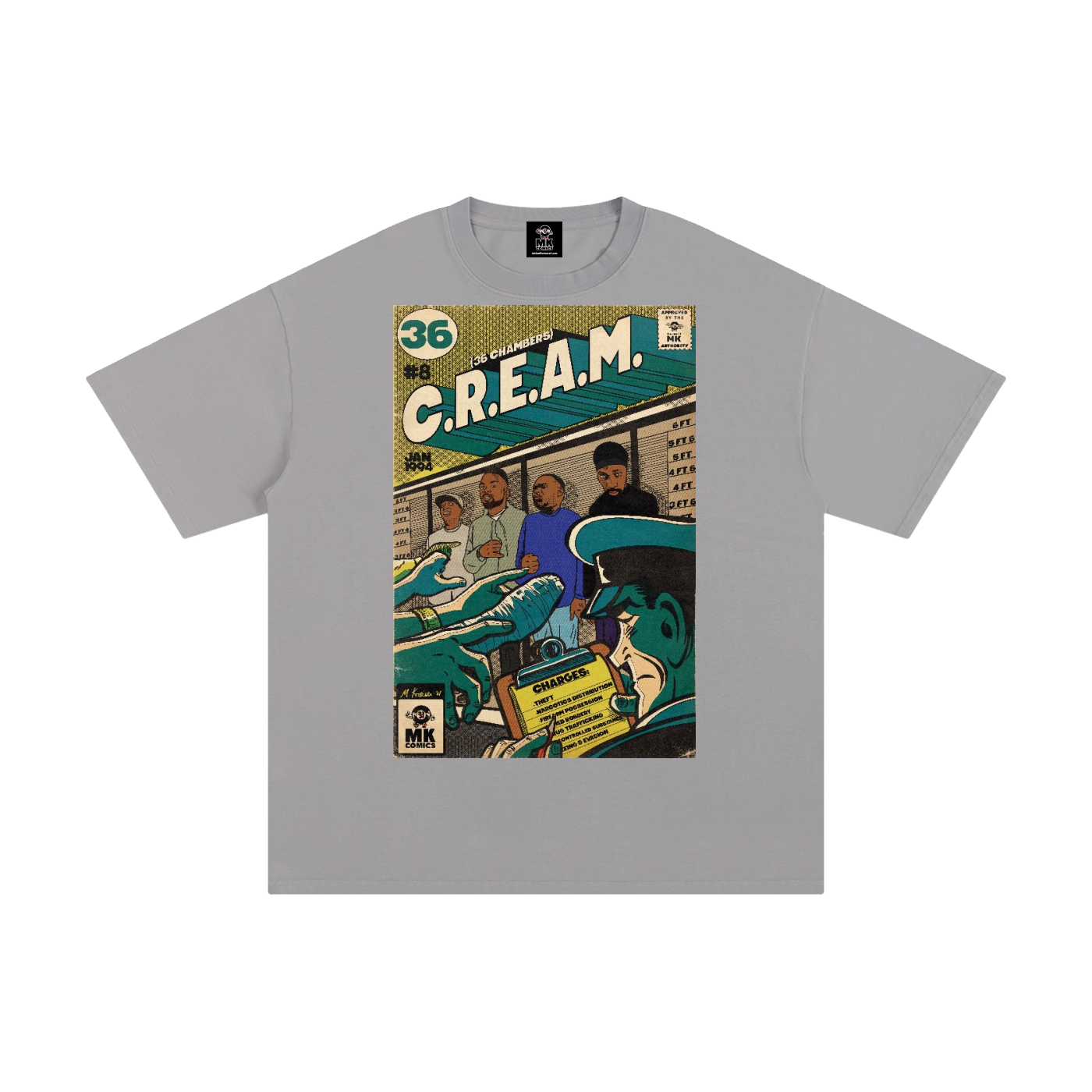 C.R.E.A.M - MK Classics - Unisex Pure Cotton T-Shirt