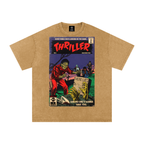 Thriller - Snow Washed Oversized Cotton T-Shirt