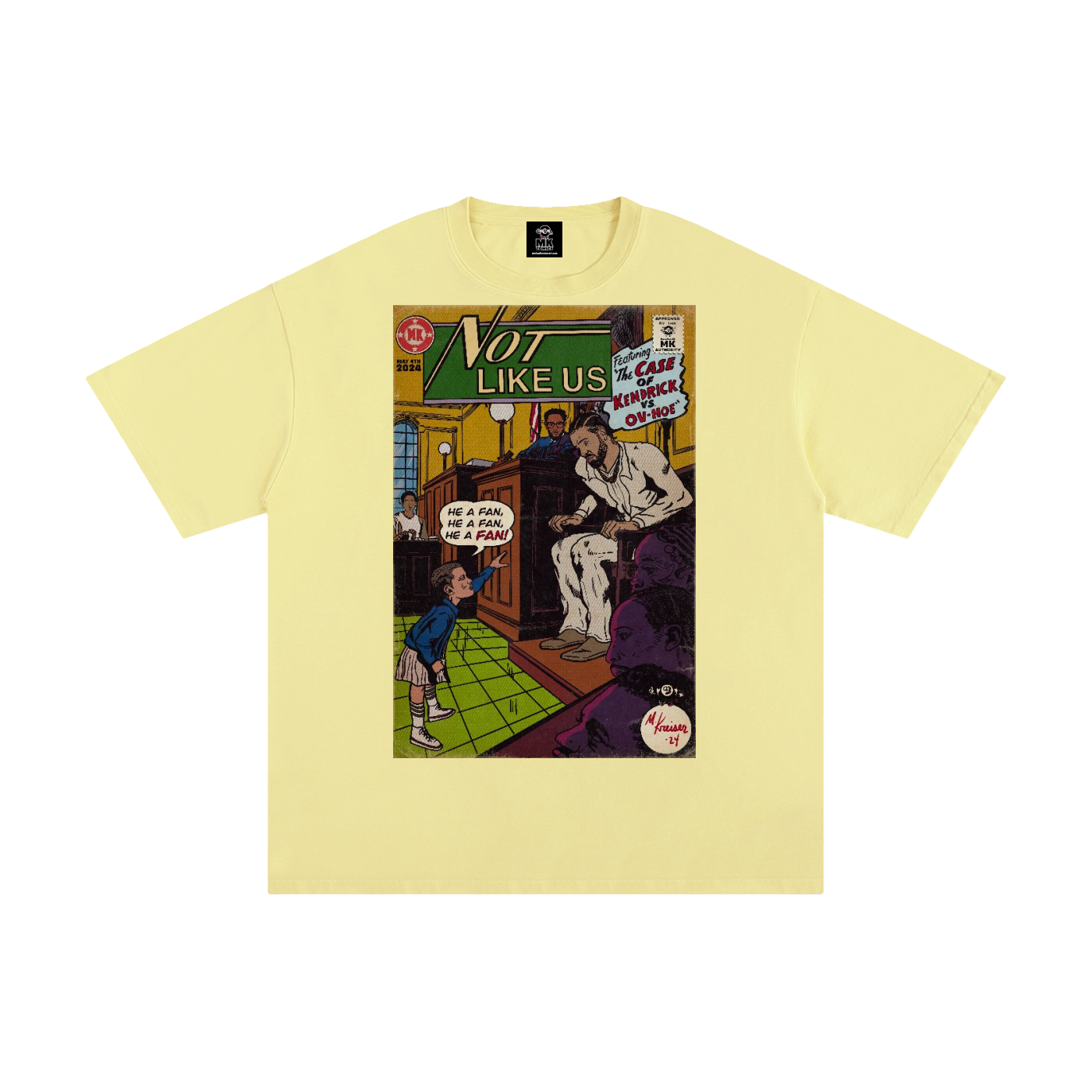 Not Like Us - MK Classics - Unisex Pure Cotton T-Shirt