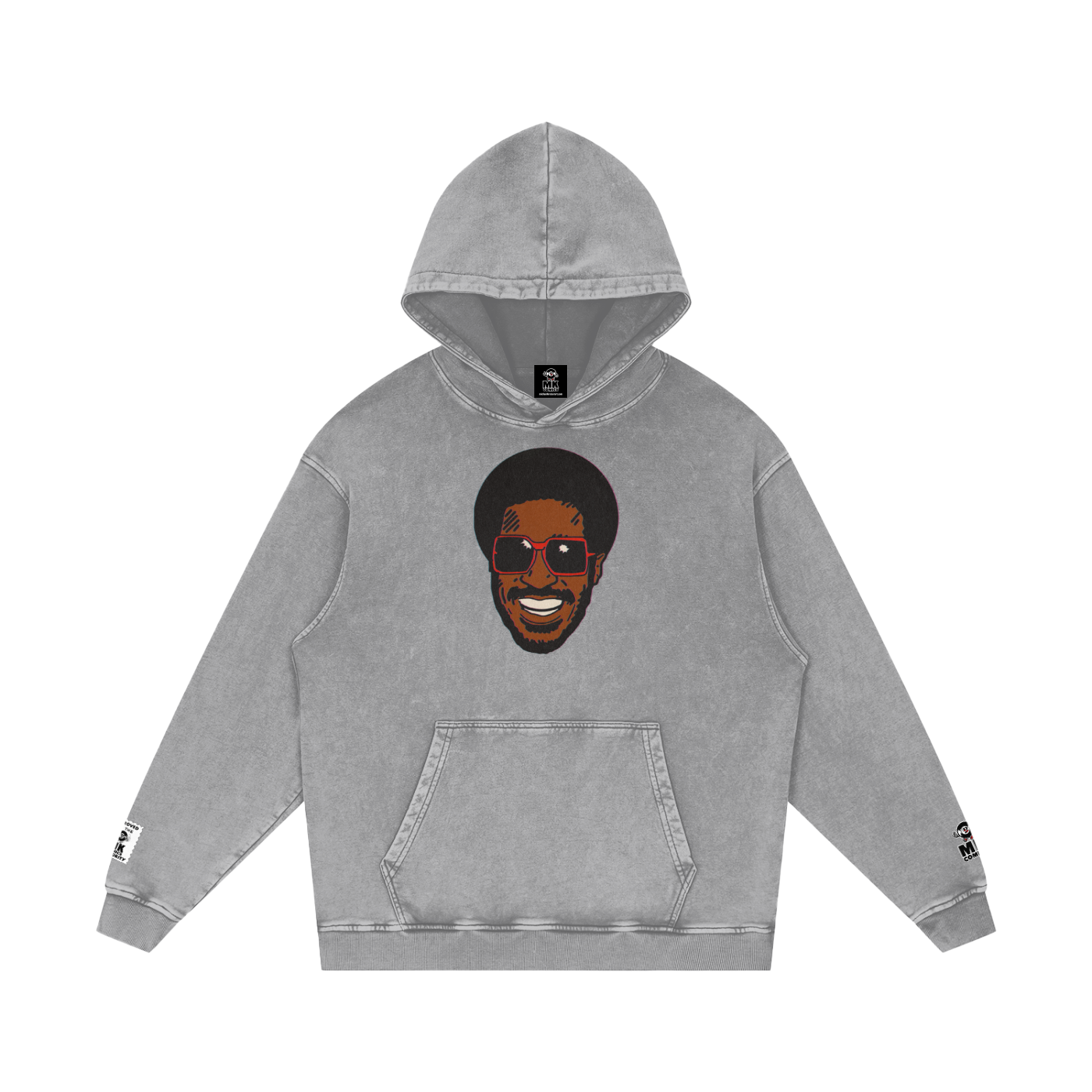 Songs in the Key of Life - Snow Washed Loose Cotton Hoodie