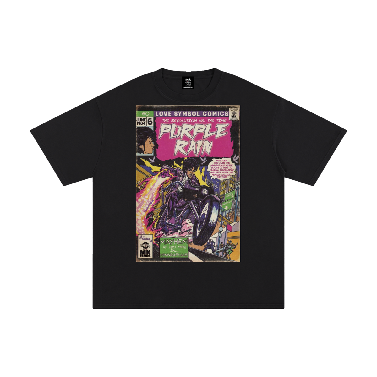 Purple Rain - Unisex Pure Cotton T-Shirt