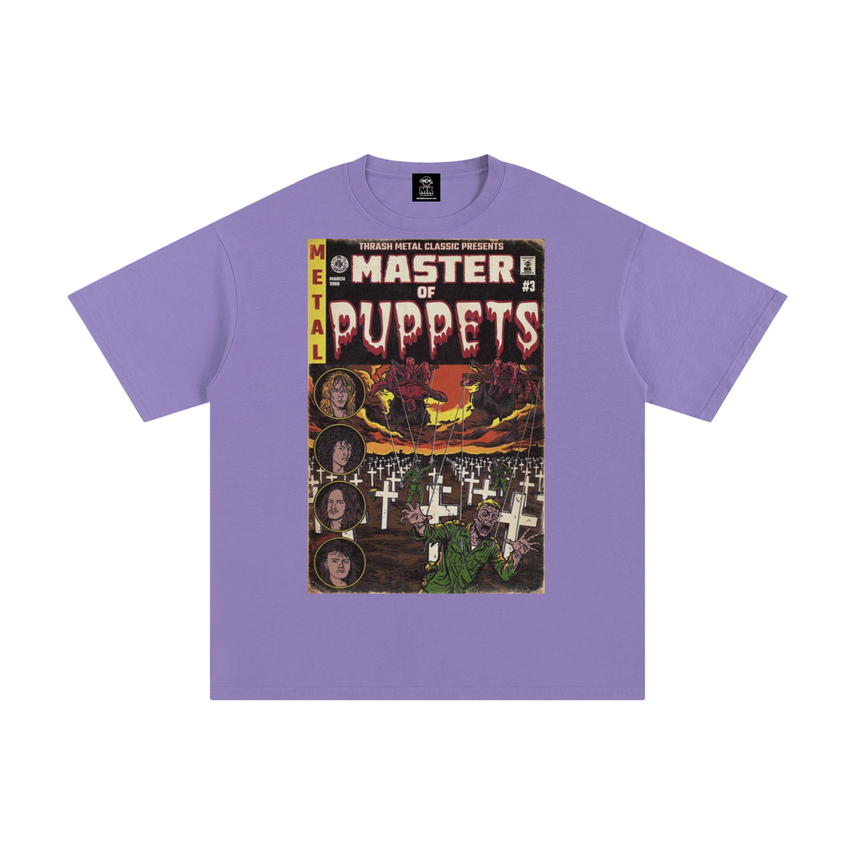 Master of Puppets - Unisex Pure Cotton T-Shirt