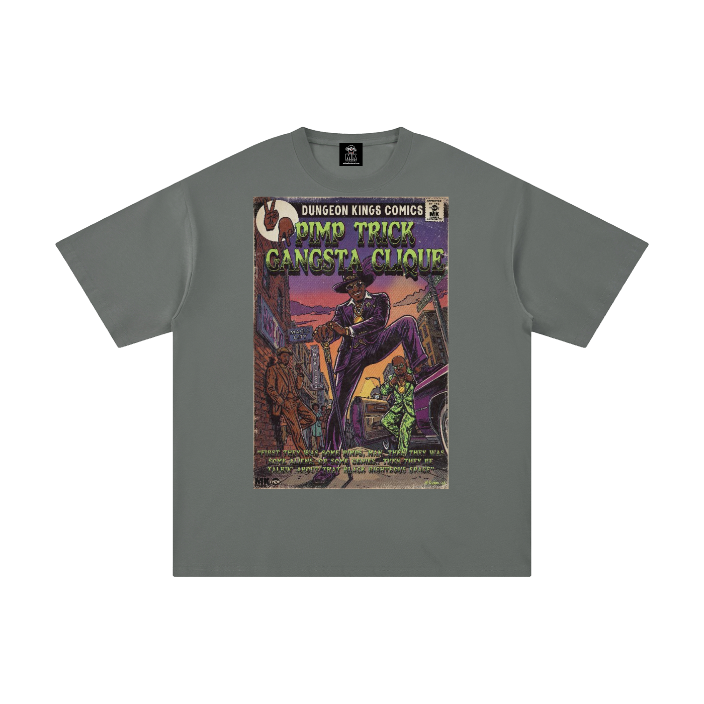 Pimp Trick Gangsta Clique - Unisex Pure Cotton T-Shirt