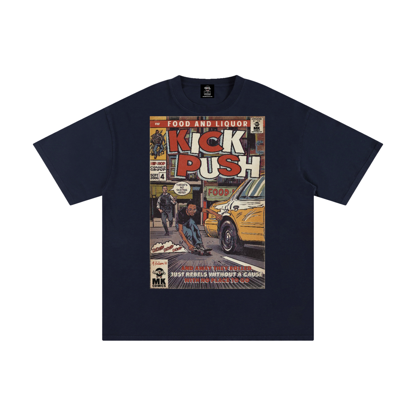 Kick, Push - Unisex Pure Cotton T-Shirt