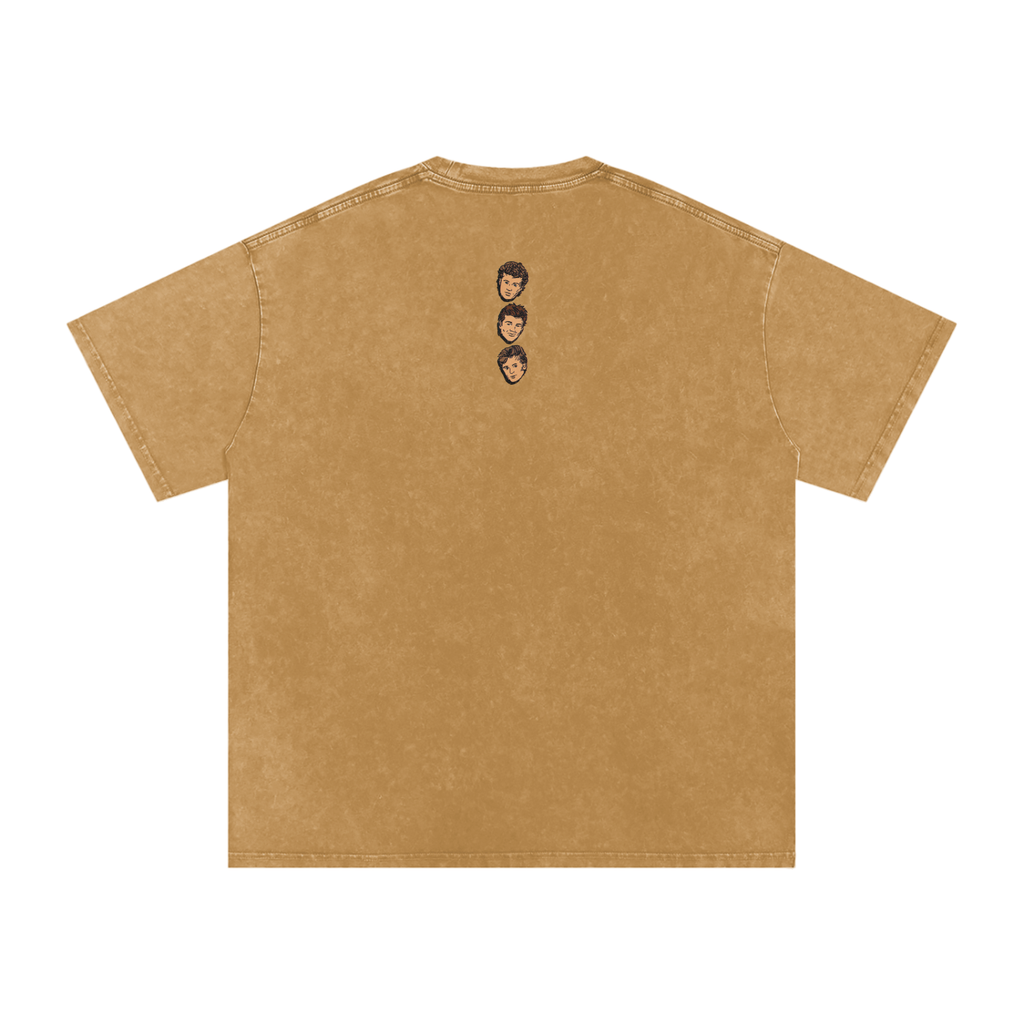 Take On Me - Snow Washed Oversized Cotton T-Shirt