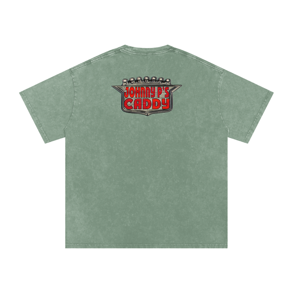 Johnny P's Caddy - Snow Washed Oversized Cotton T-Shirt
