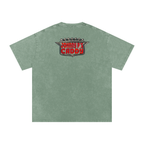Johnny P's Caddy - Snow Washed Oversized Cotton T-Shirt