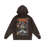 Tommy - Snow Washed Loose Cotton Hoodie