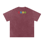 Twisted - Snow Washed Oversized Cotton T-Shirt