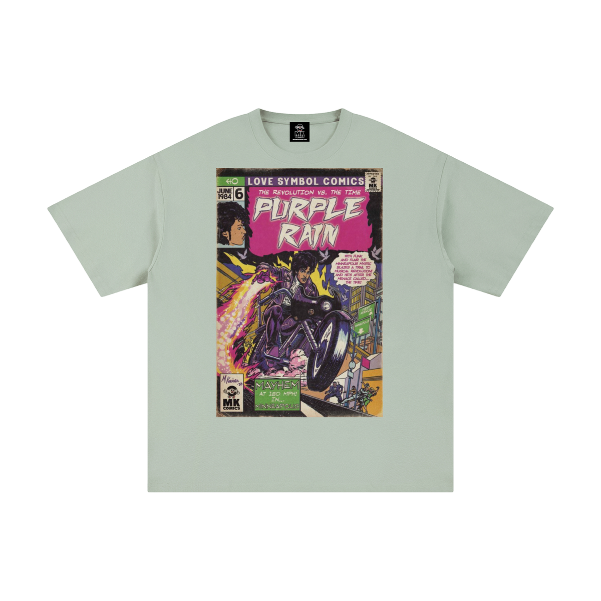 Purple Rain - Unisex Pure Cotton T-Shirt