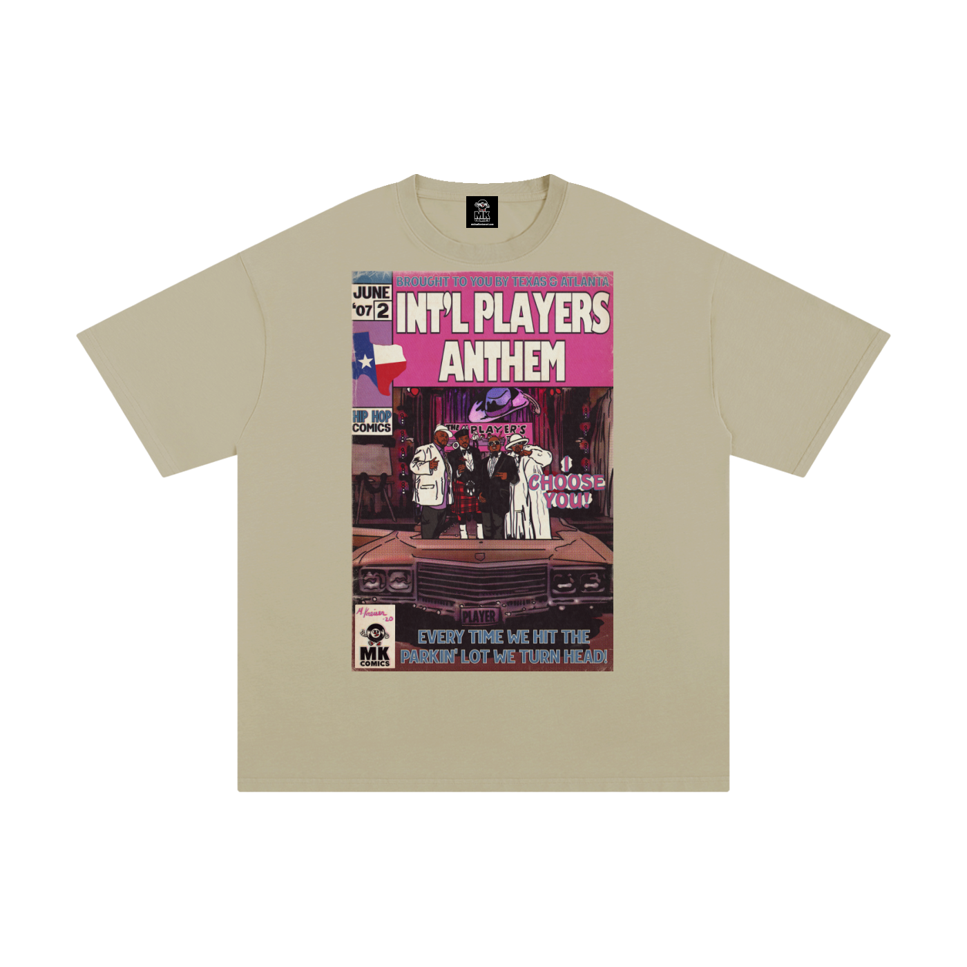 Int'l Players Anthem - MK Classics - Unisex Pure Cotton T-Shirt