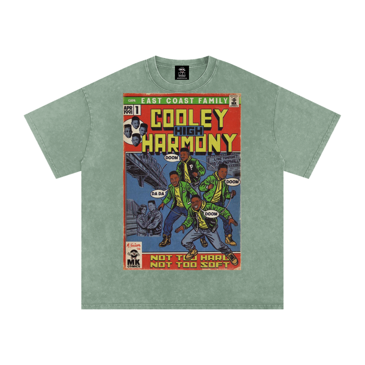 Cooleyhighharmony - Snow Washed Oversized Cotton T-Shirt