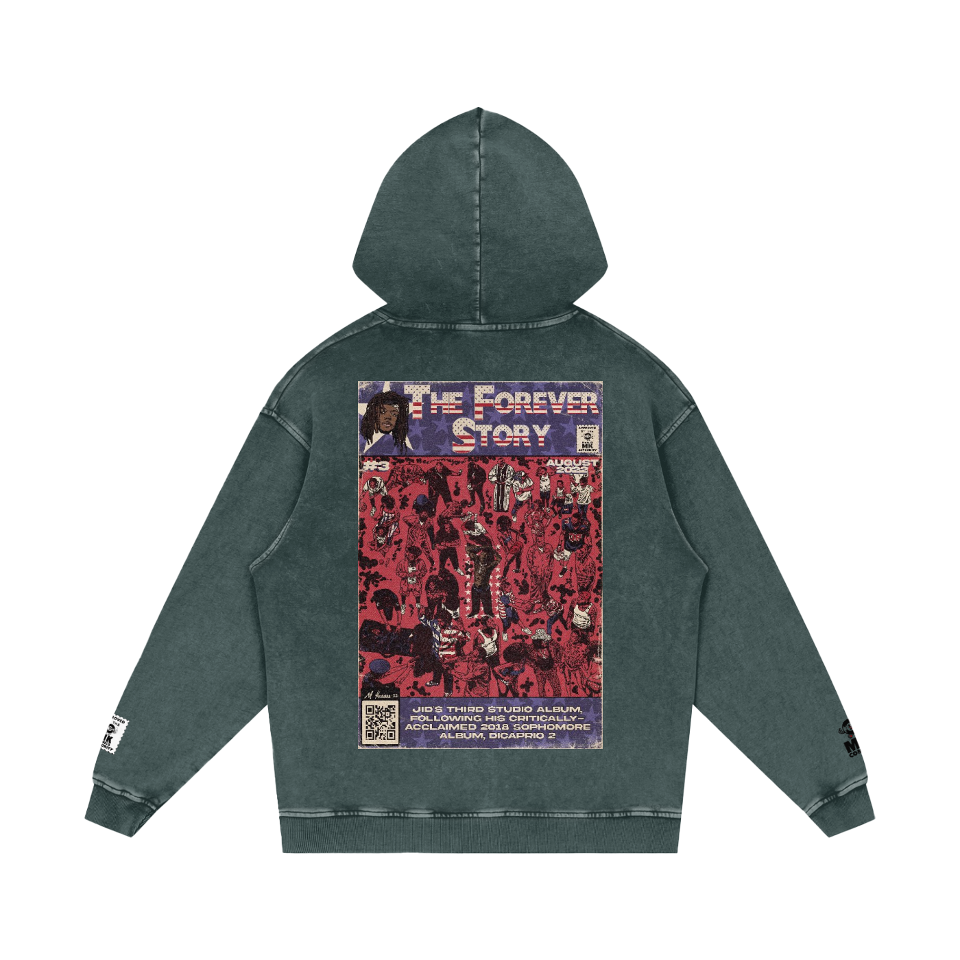 The Forever Story - Snow Washed Loose Cotton Hoodie