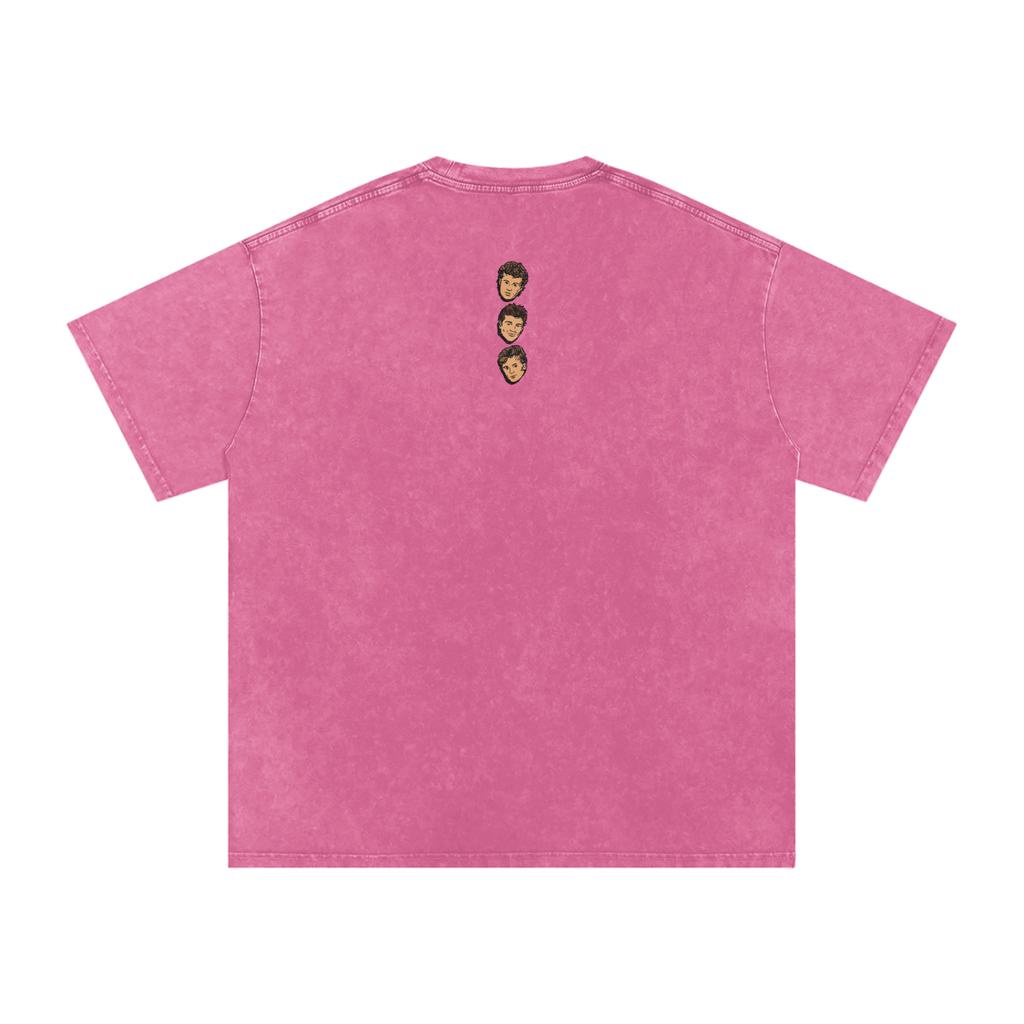 Take On Me - Snow Washed Oversized Cotton T-Shirt