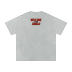 Welcome to the Jungle - Snow Washed Oversized Cotton T-Shirt
