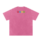 Twisted - Snow Washed Oversized Cotton T-Shirt