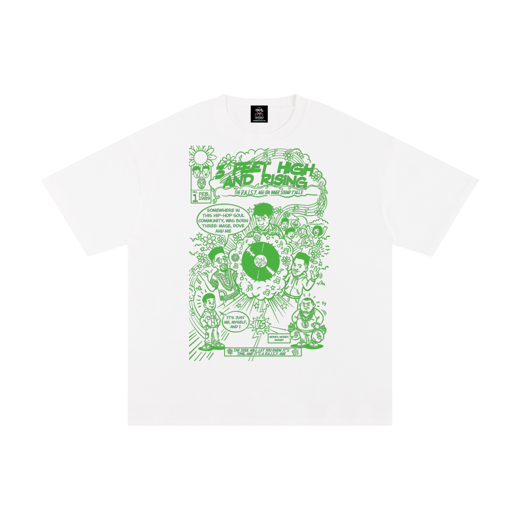 3 Feet High & Rising - LTD EDITION - ONLY 15 AVAILABLE - Unisex Pure Cotton T-Shirt