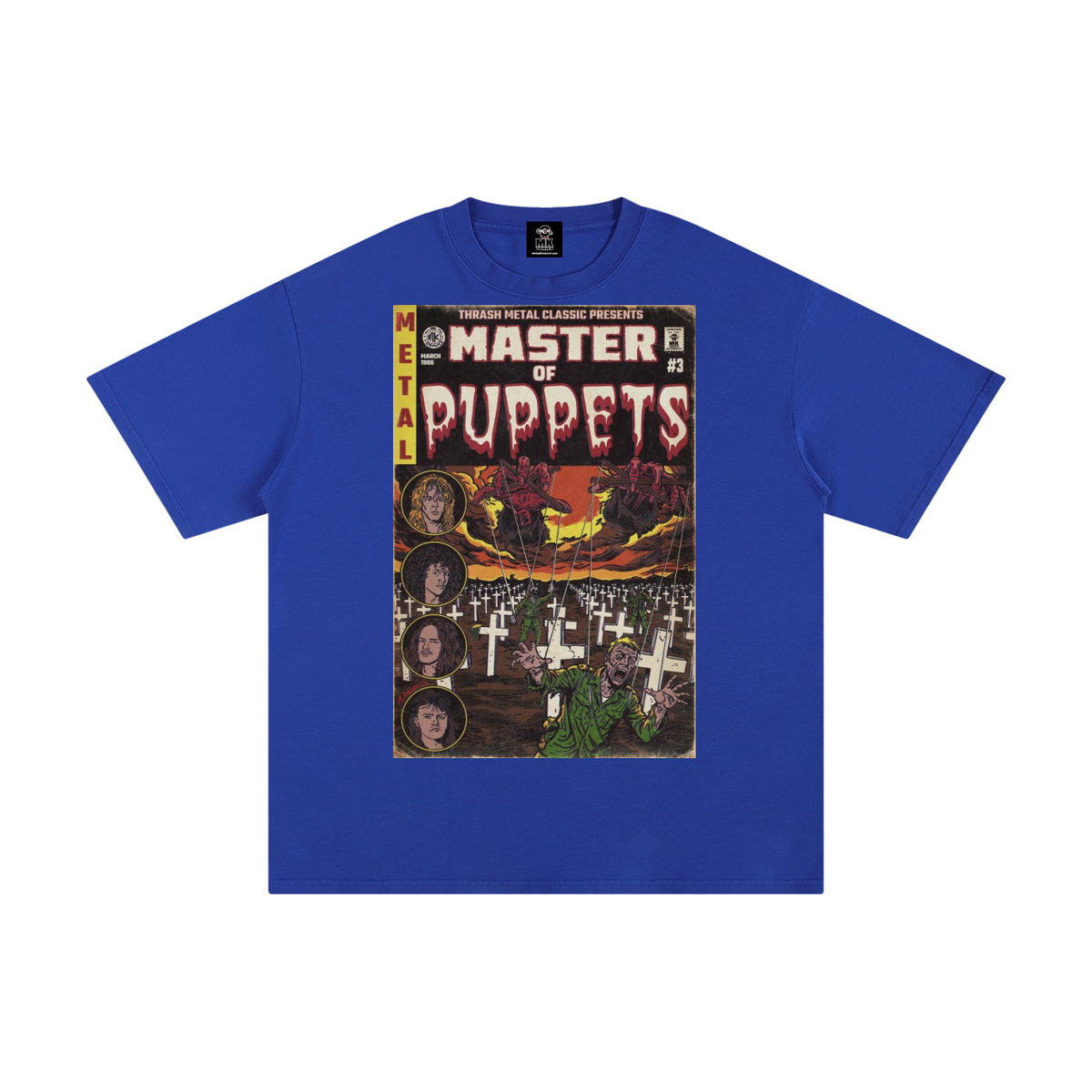 Master of Puppets - Unisex Pure Cotton T-Shirt