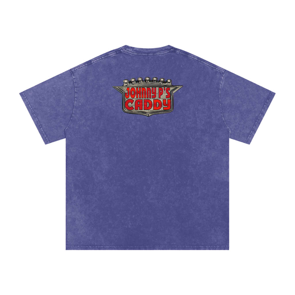 Johnny P's Caddy - Snow Washed Oversized Cotton T-Shirt