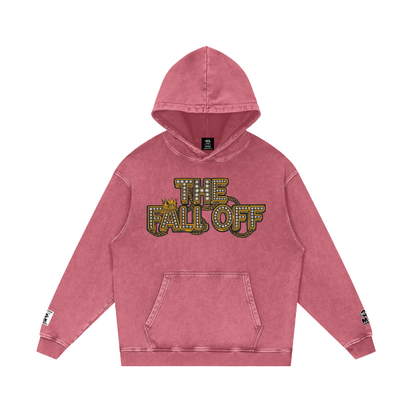 The Fall Off - Snow Washed Loose Cotton Hoodie