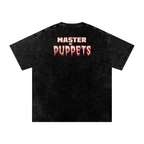Master of Puppets - Snow Washed Oversized Cotton T-Shirt