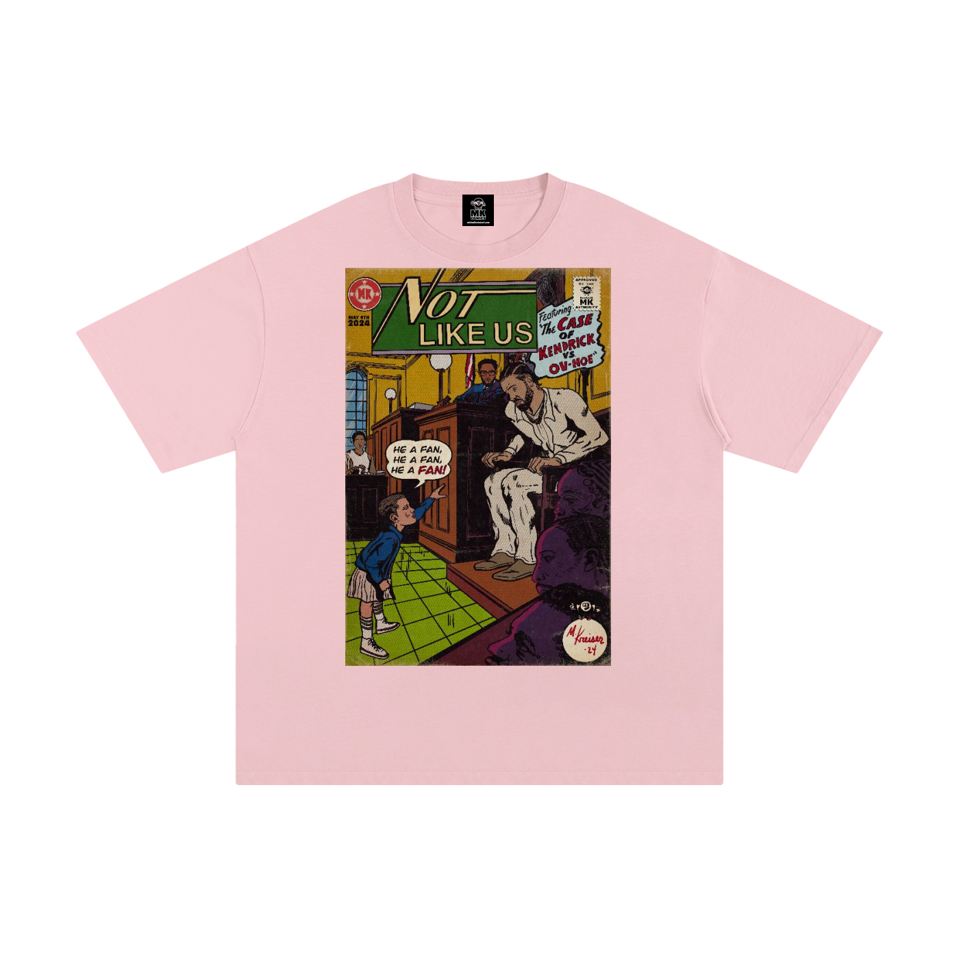 Not Like Us - MK Classics - Unisex Pure Cotton T-Shirt