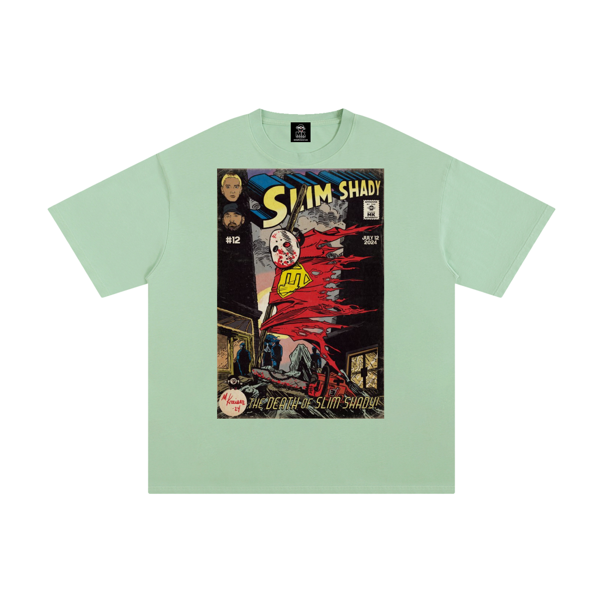 Death of Slim Shady - Unisex Pure Cotton T-Shirt