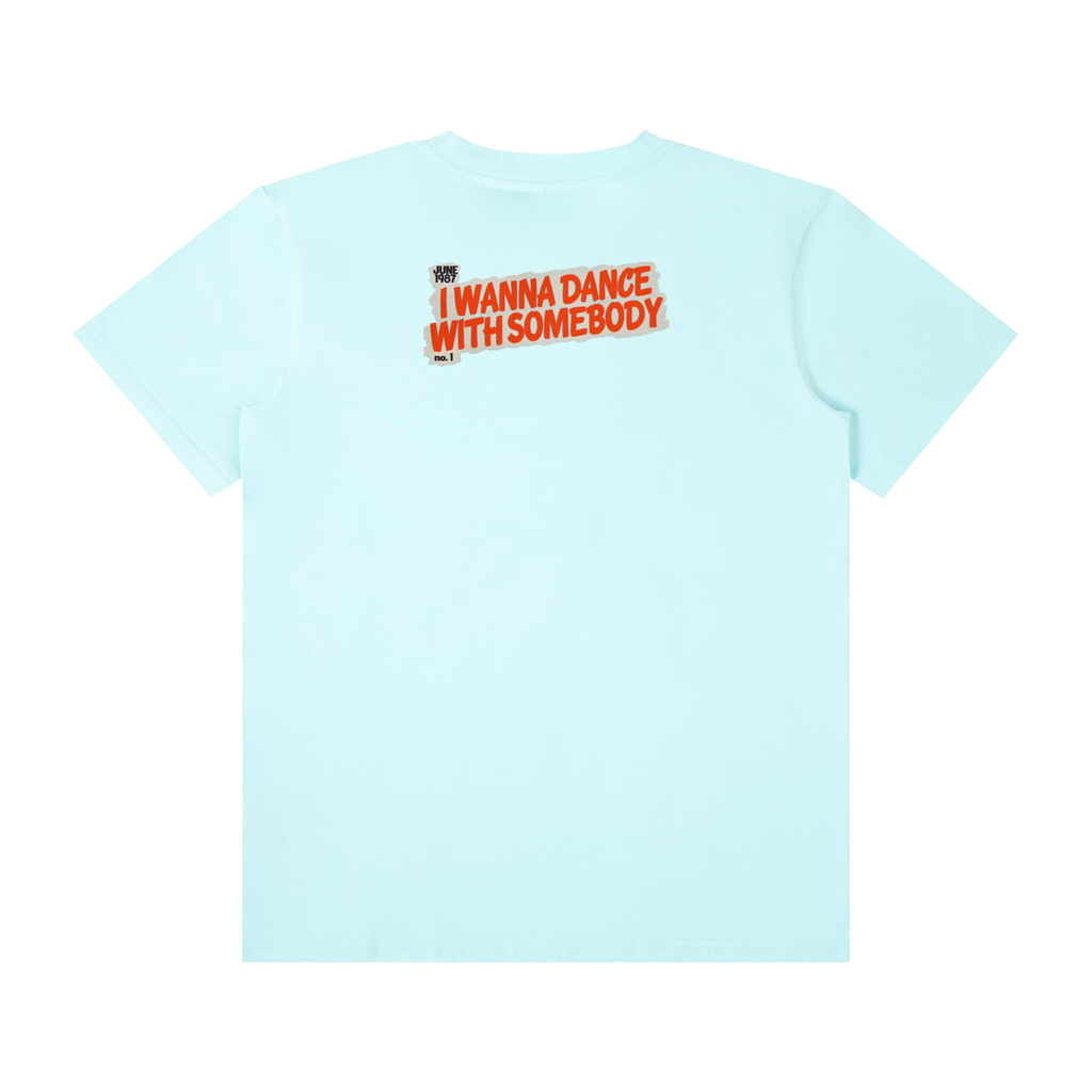 I Wanna Dance with Somebody - SIZE UP 1 SIZE - Unisex Classic Crew Neck Cotton T-Shirt