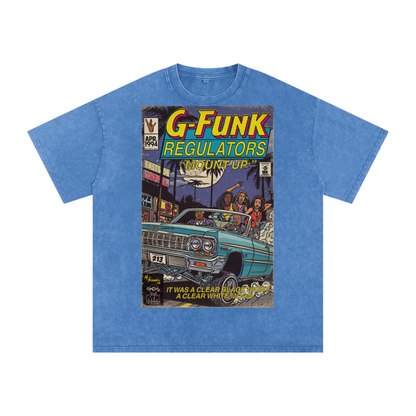 Regulate - Snow Washed Oversized Cotton T-Shirt