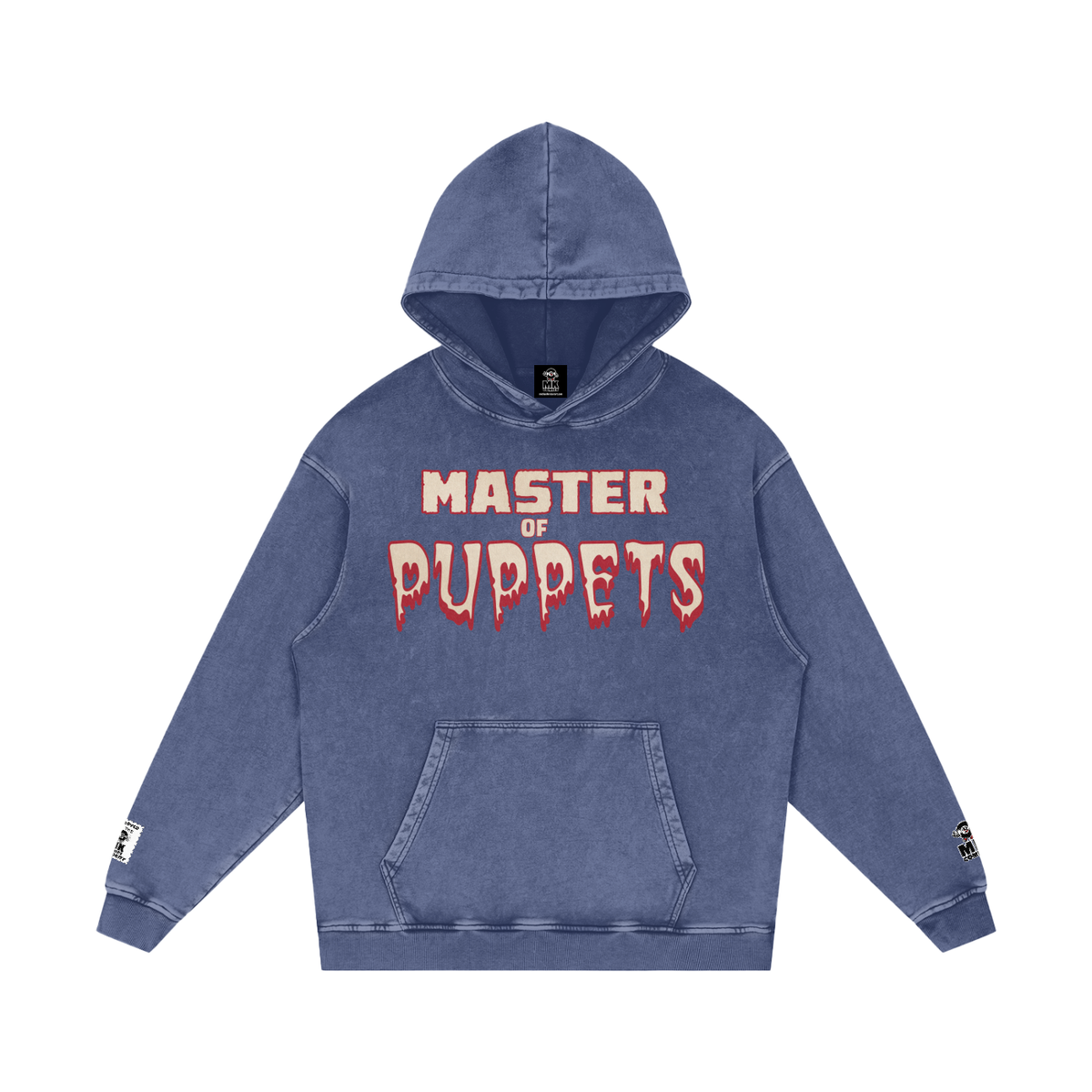 Master of Puppets - Snow Washed Loose Cotton Hoodie