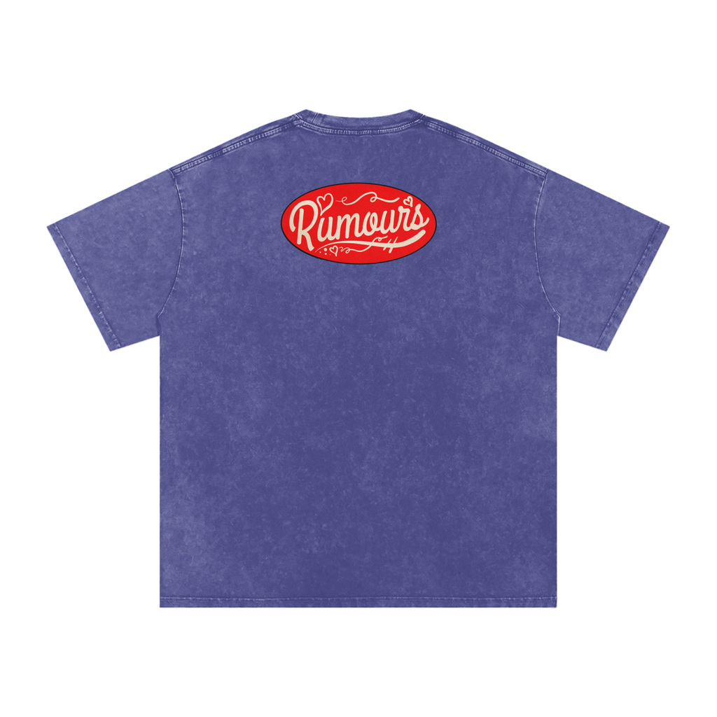 Rumours - Snow Washed Oversized Cotton T-Shirt