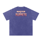 Master of Puppets - Snow Washed Oversized Cotton T-Shirt