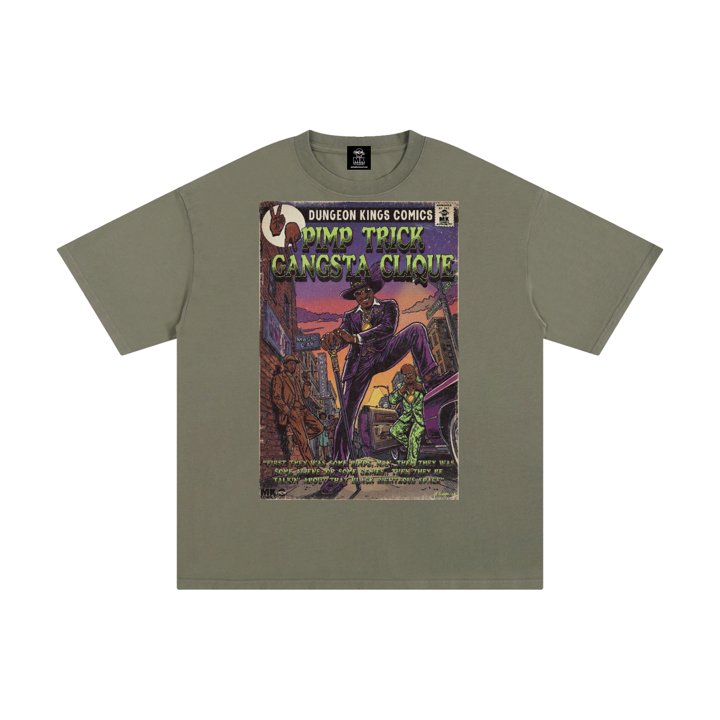 Pimp Trick Gangsta Clique - Unisex Pure Cotton T-Shirt